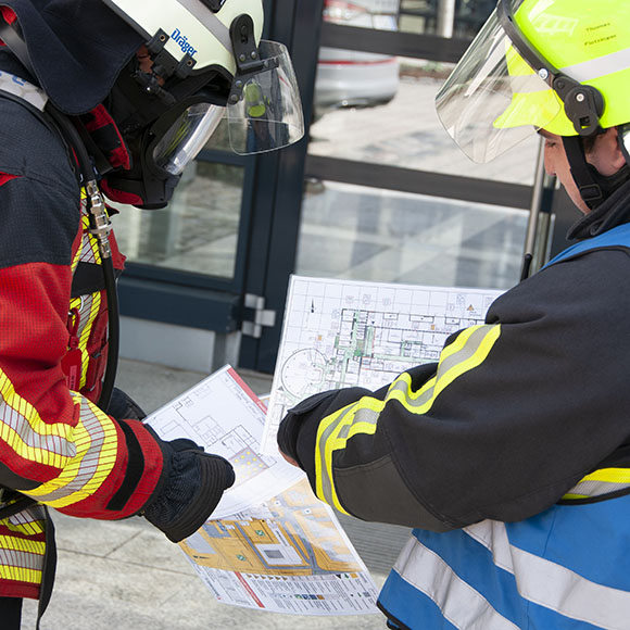 Feuerwehrpläne und Feuerwehrlaufkarten von Steinhofer Ingenieure Regensburg